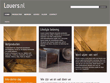 Tablet Screenshot of louers.nl